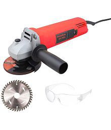 Atrocitus (3 in1 Kit) Essential Power Tools for DIY Enthusiasts Angle Grinder, Wood Cutting Blade And White Goggles Power Up