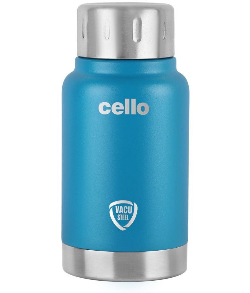     			Cello Duro Top Vacusteel Blue Steel Flask ( 160 ml )