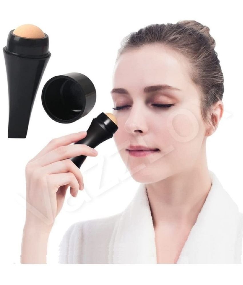     			DHS Mart Oil Absorbing Roller Volcanic Metal Polish Block for Face Skincare Volcanic Face Roller 1 no.s