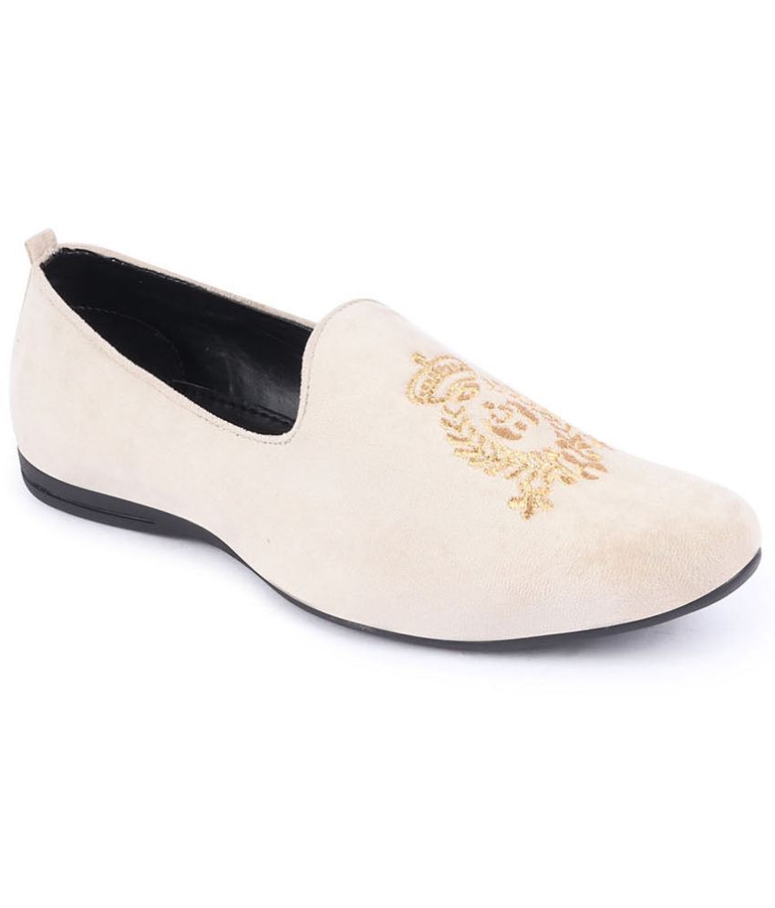     			Fausto Cream Men's Slip on