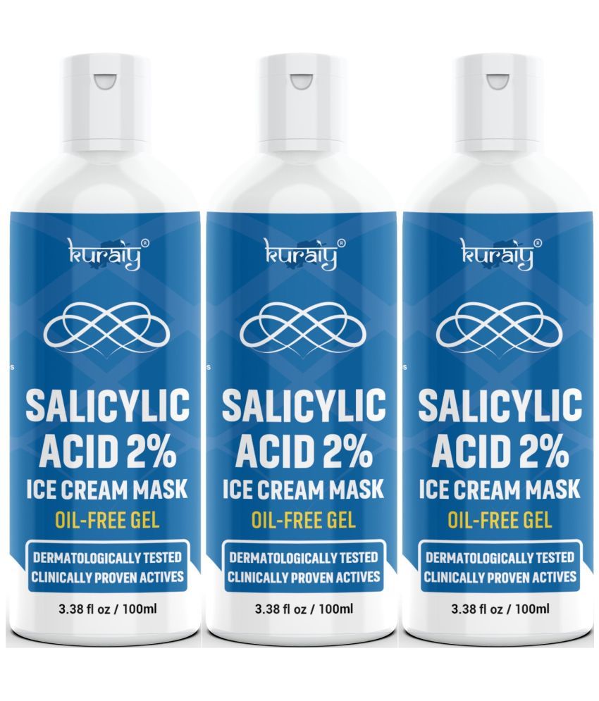     			KURAIY Salicylic Acid Remove Acne Marks Blackheads Skin Care Face maskPack Of 3