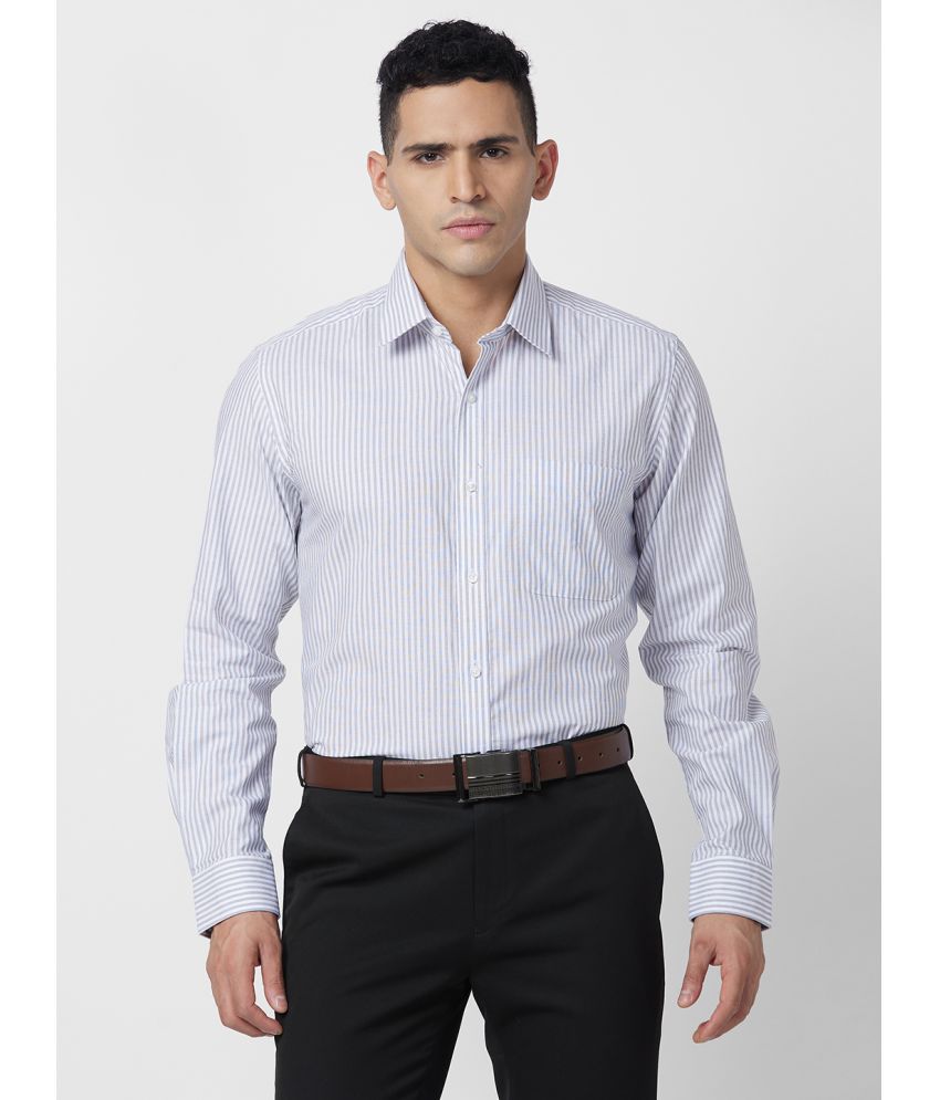     			Raymond Cotton Regular Fit Full Sleeves Men's Formal Shirt - Grey ( Pack of 1 )