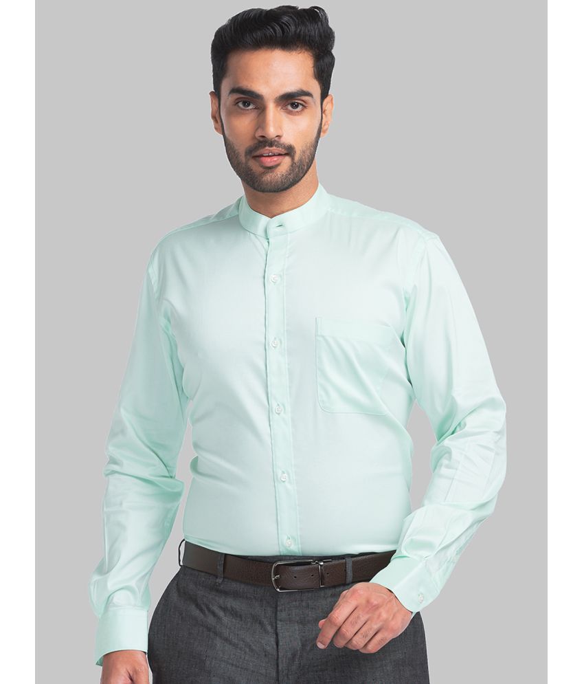     			Raymond Polyester Regular Fit Full Sleeves Men's Formal Shirt - Green ( Pack of 1 )