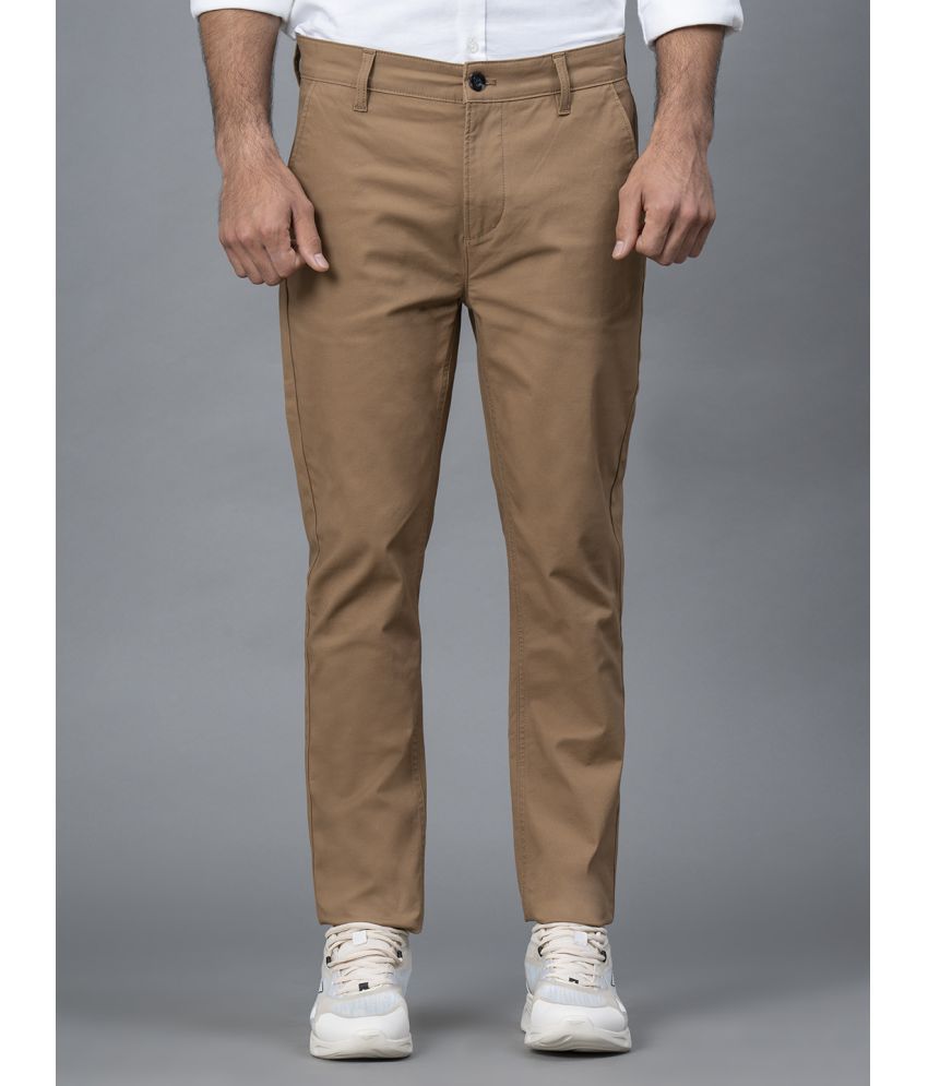     			Red Tape Skinny Flat Men's Chinos - Tan ( Pack of 1 )