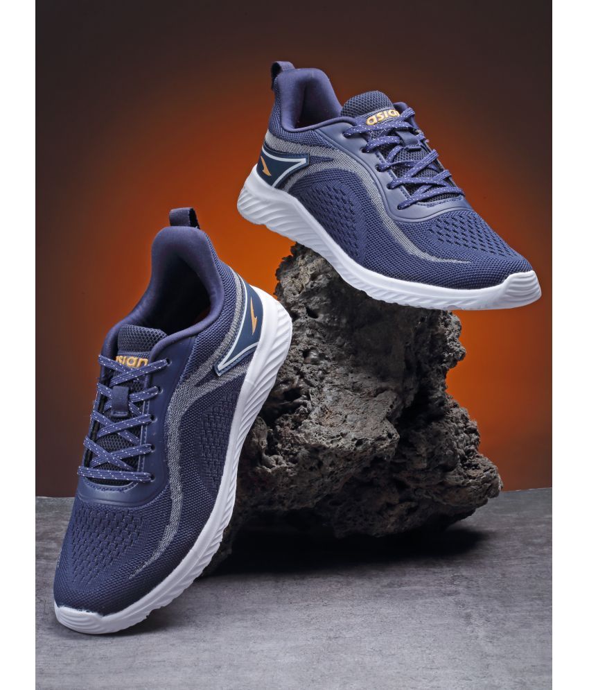     			ASIAN DELTA-20 Navy Men's Sports Running Shoes