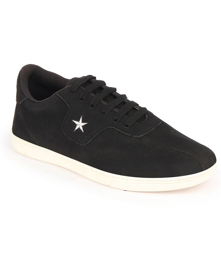     			Fausto NFST_KI-912_BLACK Black Men's Sneakers