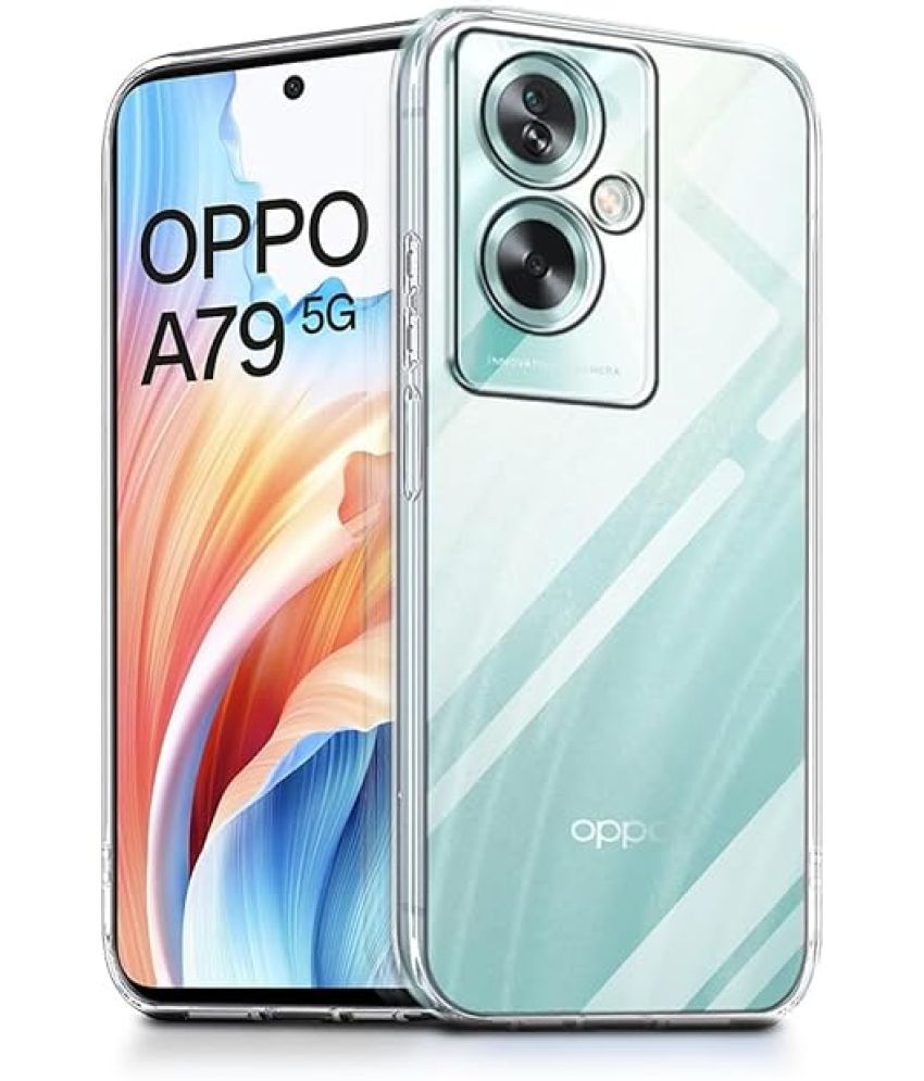     			Kosher Traders Plain Cases Compatible For Silicon OPPO A79 ( Pack of 1 )