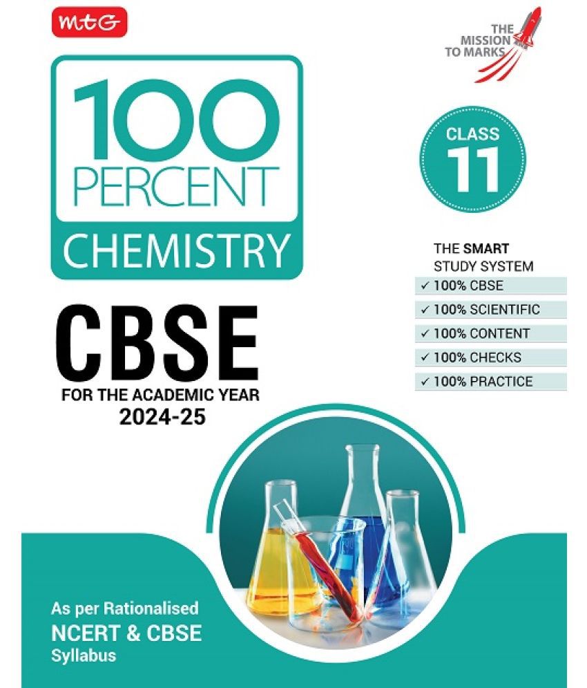     			MTG 100 Percent Chemistry For Class 11 CBSE Board Exam 2024-25 | Chapter-Wise Self-evaluation Test, Theory, Diagrams & Practical Available All in One