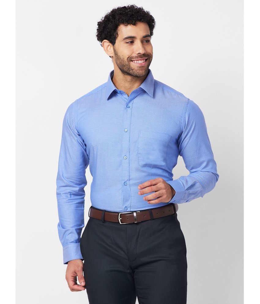     			Raymond Cotton Slim Fit Full Sleeves Men's Formal Shirt - Blue ( Pack of 1 )