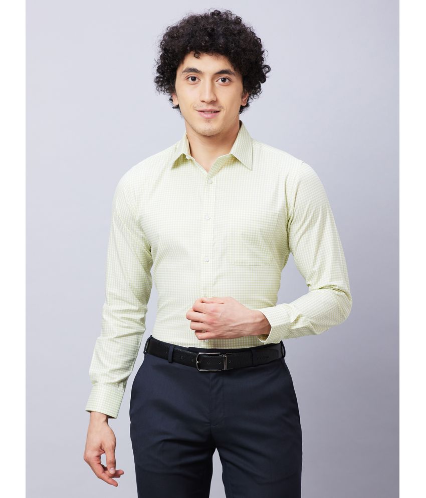     			Raymond Cotton Slim Fit Full Sleeves Men's Formal Shirt - Green ( Pack of 1 )
