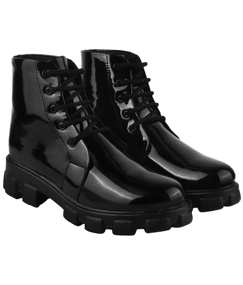     			Shoetopia Black Women's Ankle Length Boots