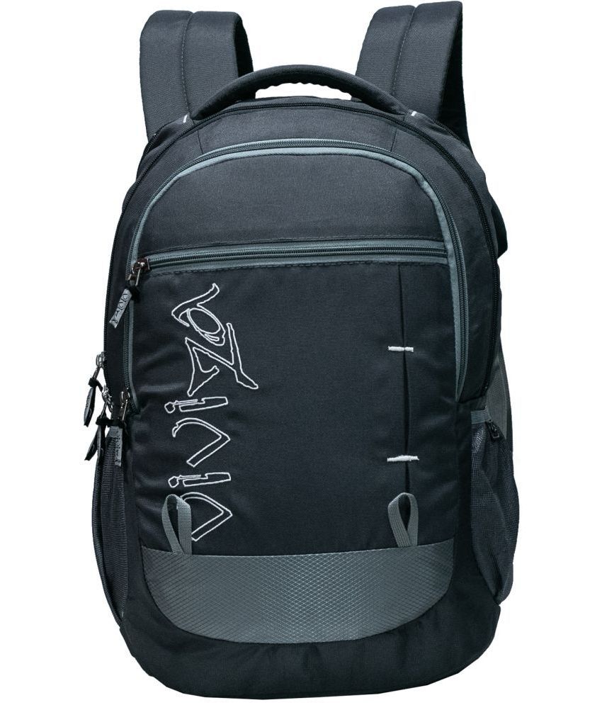     			Viviza Grey Polyester Backpack ( 25 Ltrs )