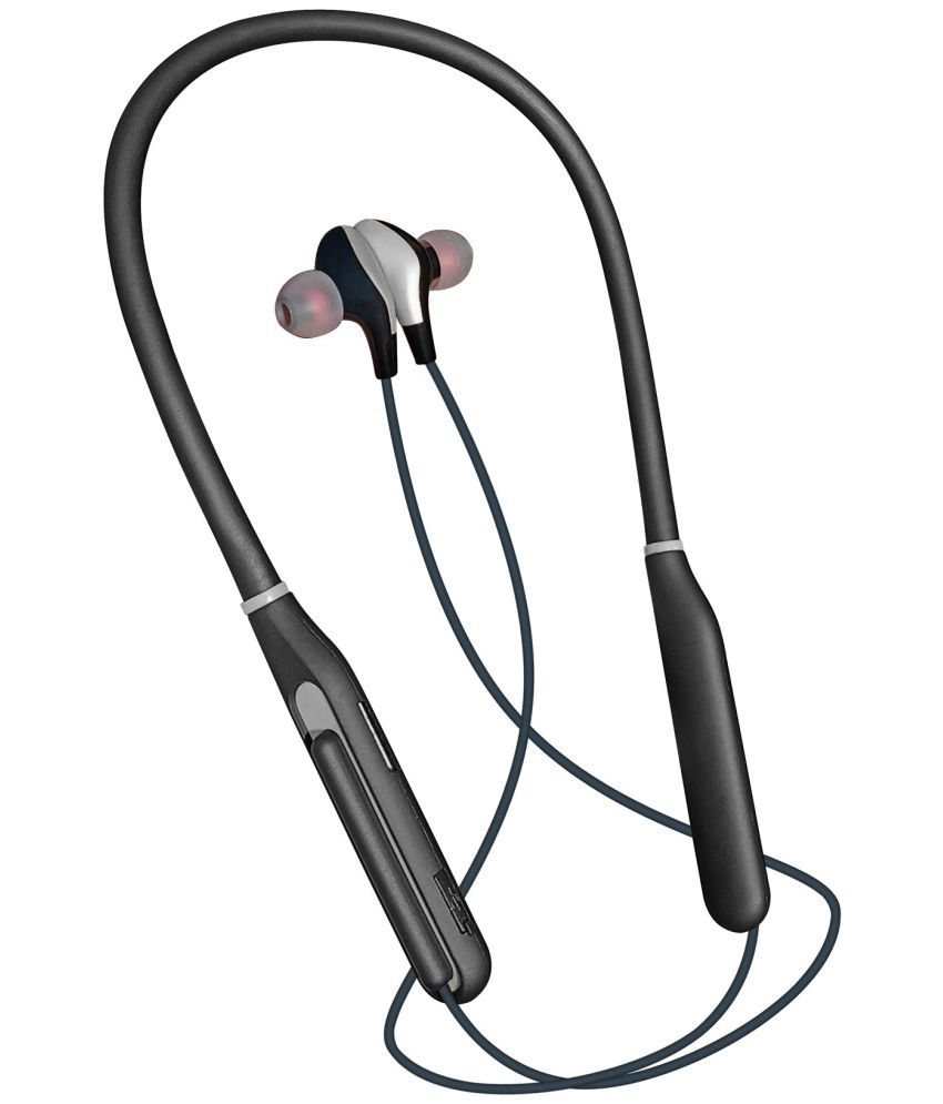     			hitage NBT-7586+ 40 HOURS In-the-ear Bluetooth Headset with Upto 30h Talktime Foldable Collapsible - Grey
