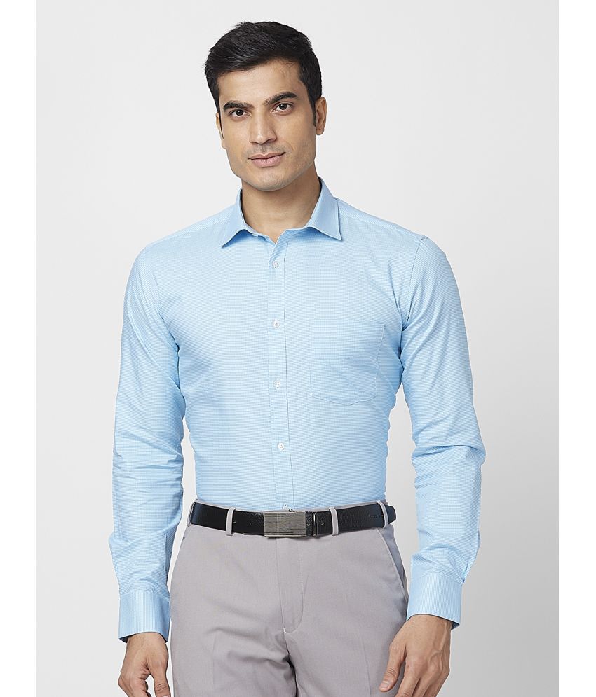     			Park Avenue Cotton Slim Fit Full Sleeves Men's Formal Shirt - Navy Blue ( Pack of 1 )