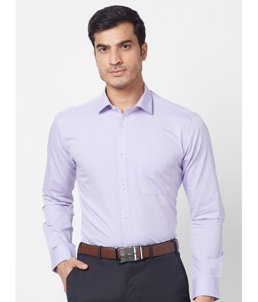     			Park Avenue Cotton Slim Fit Full Sleeves Men's Formal Shirt - Purple ( Pack of 1 )