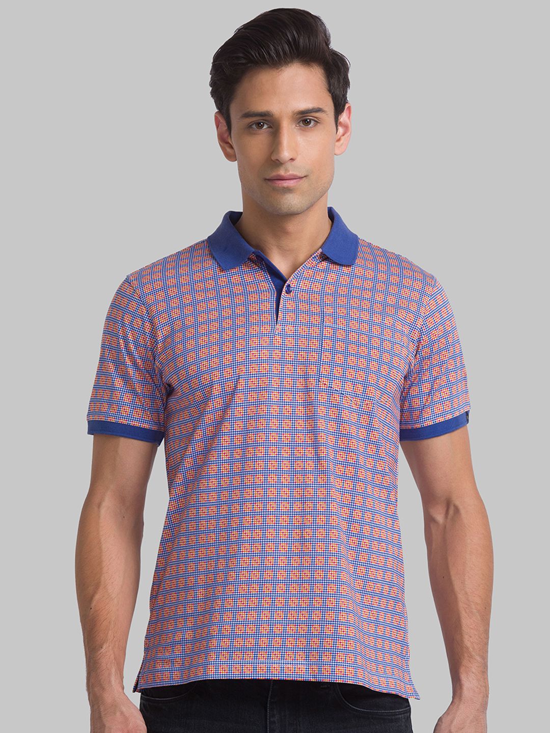     			Raymond Cotton Regular Fit Printed Half Sleeves Men's T-Shirt - Maroon ( Pack of 1 )