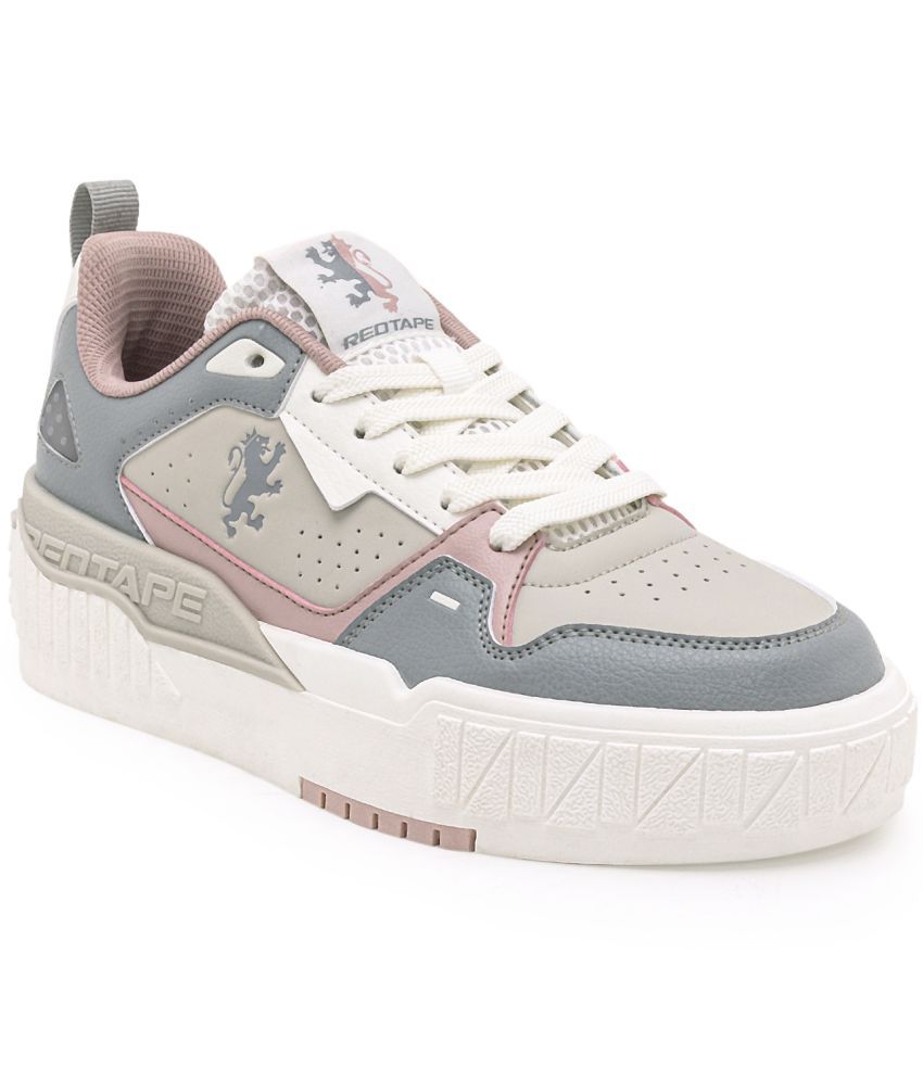     			Red Tape Gray Women's Sneakers