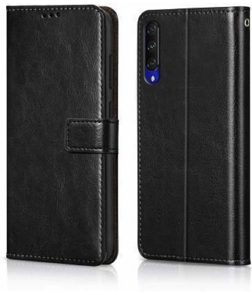     			ClickAway Black Flip Cover Artificial Leather Compatible For Xiaomi Mi A3 ( Pack of 1 )
