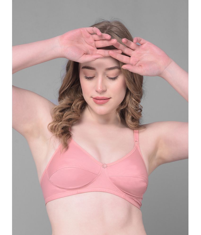     			Dollar Missy Pink Cotton Non Padded Women's Everyday Bra ( Pack of 1 )