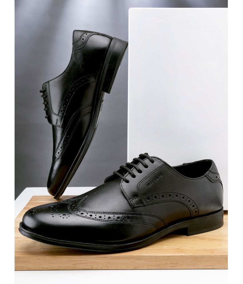     			Red Tape Black Men's Derby Formal Shoes