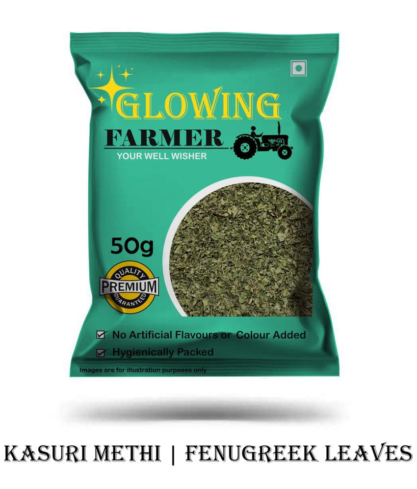     			GLOWING FARMER Fenugreek Leaves | Kasuri Methi 50 gm