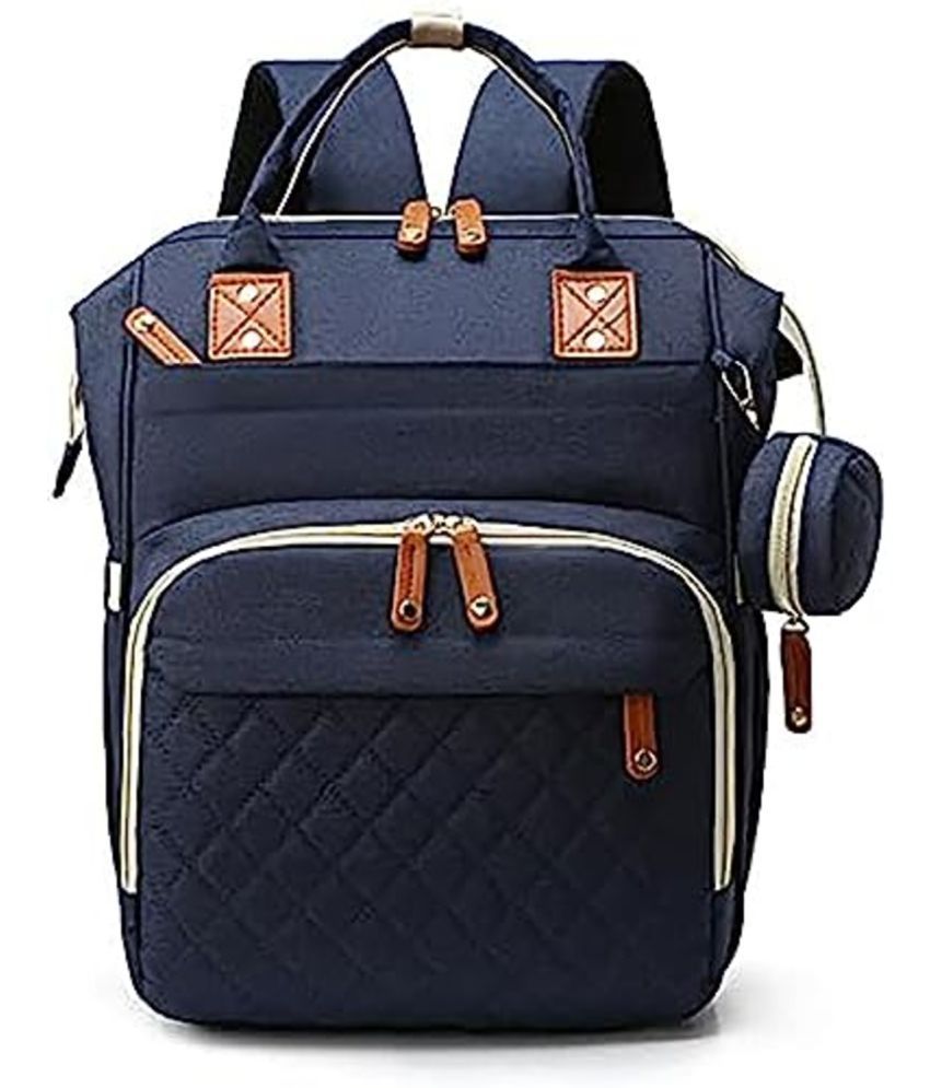     			House Of Quirk Navy Travel Kit Bag ( 1 Pc )