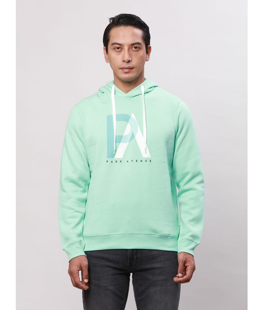     			Park Avenue Cotton Blend Round Neck Men's Sweatshirt - Green ( Pack of 1 )