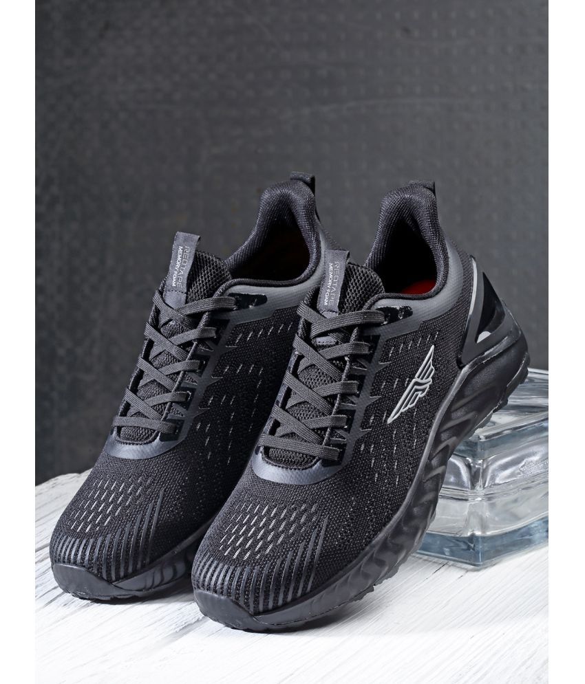     			Red Tape Black Men's Sports Running Shoes