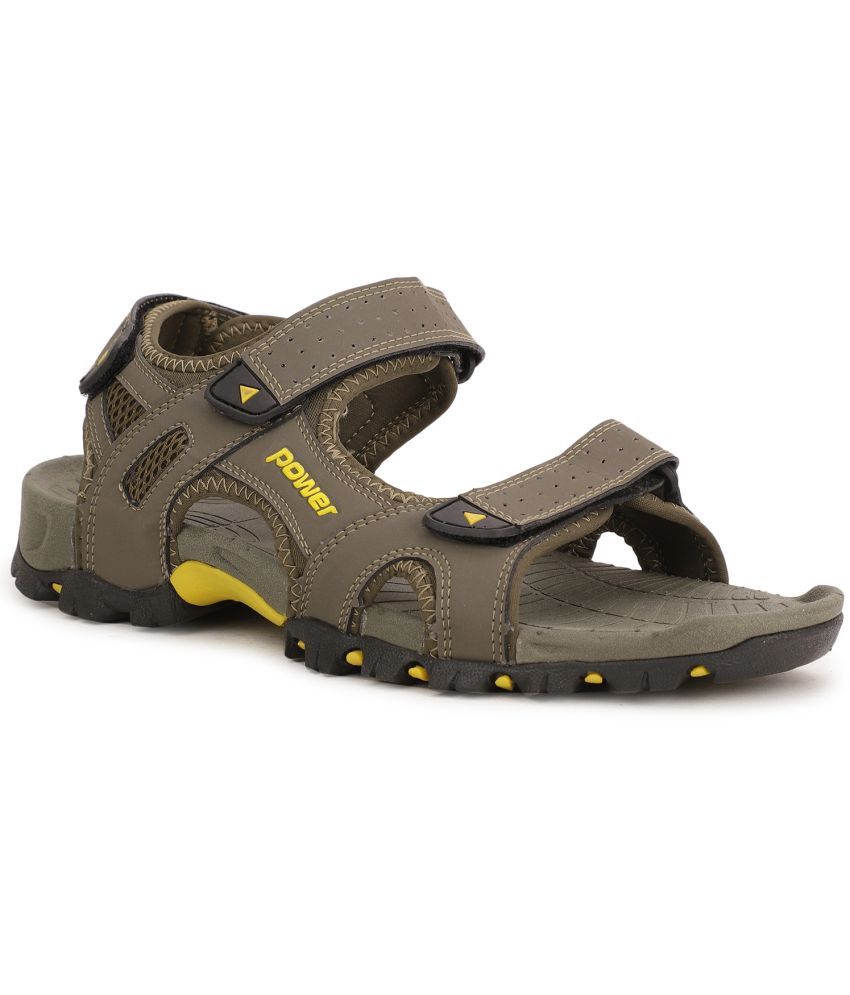     			Power by BATA - Grey Men's Floater Sandals