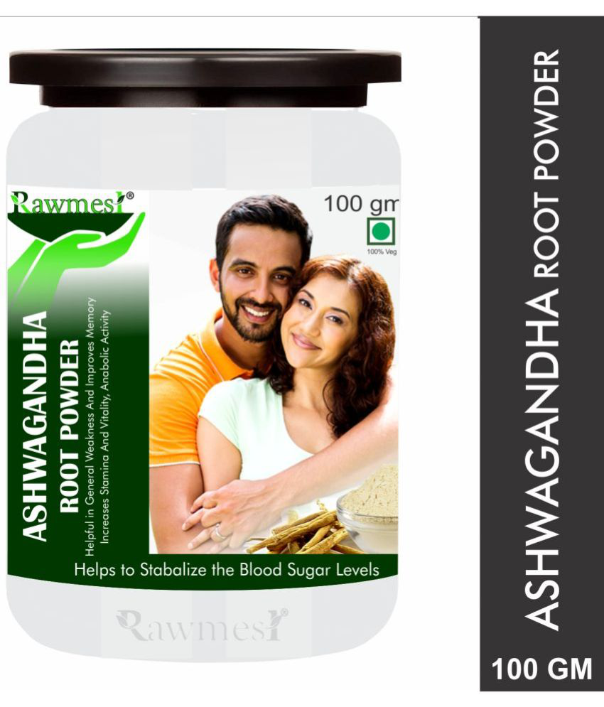     			Rawmest Pure Ayurvedic Ashwagandha Powder Withania somnifera - 100g (Pack of 1)