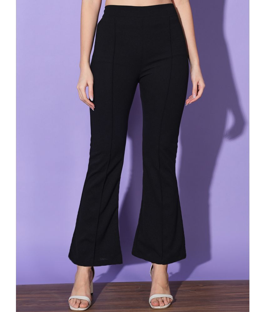     			BuyNewTrend Black Lycra Regular Women's Casual Pants ( Pack of 1 )