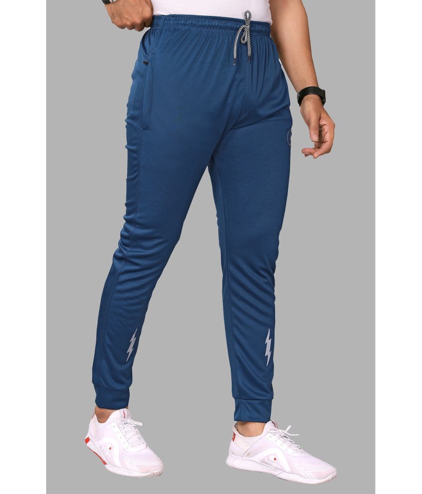     			Anand Blue Lycra Men's Joggers ( Pack of 1 )