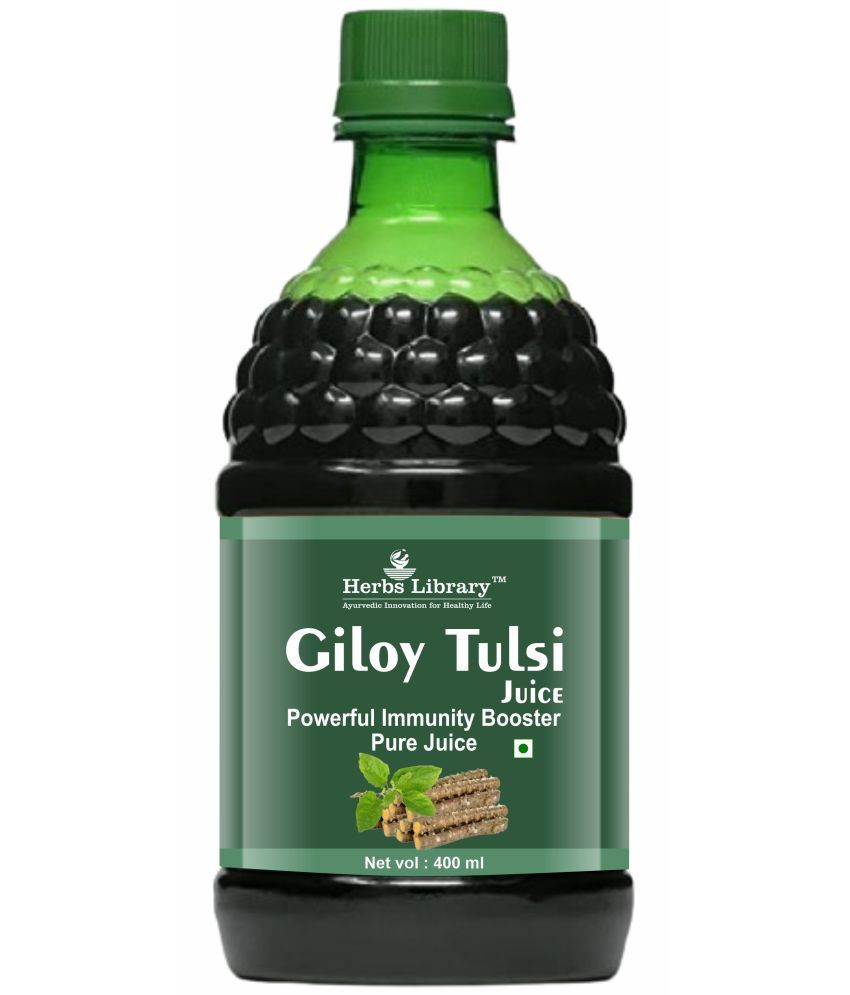     			Herbs Library  Giloy Tulsi  Vegetable Juice 400 ml