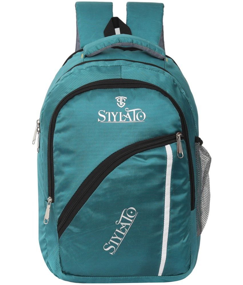     			STYLATO Teal Polyester Backpack ( 45 Ltrs )