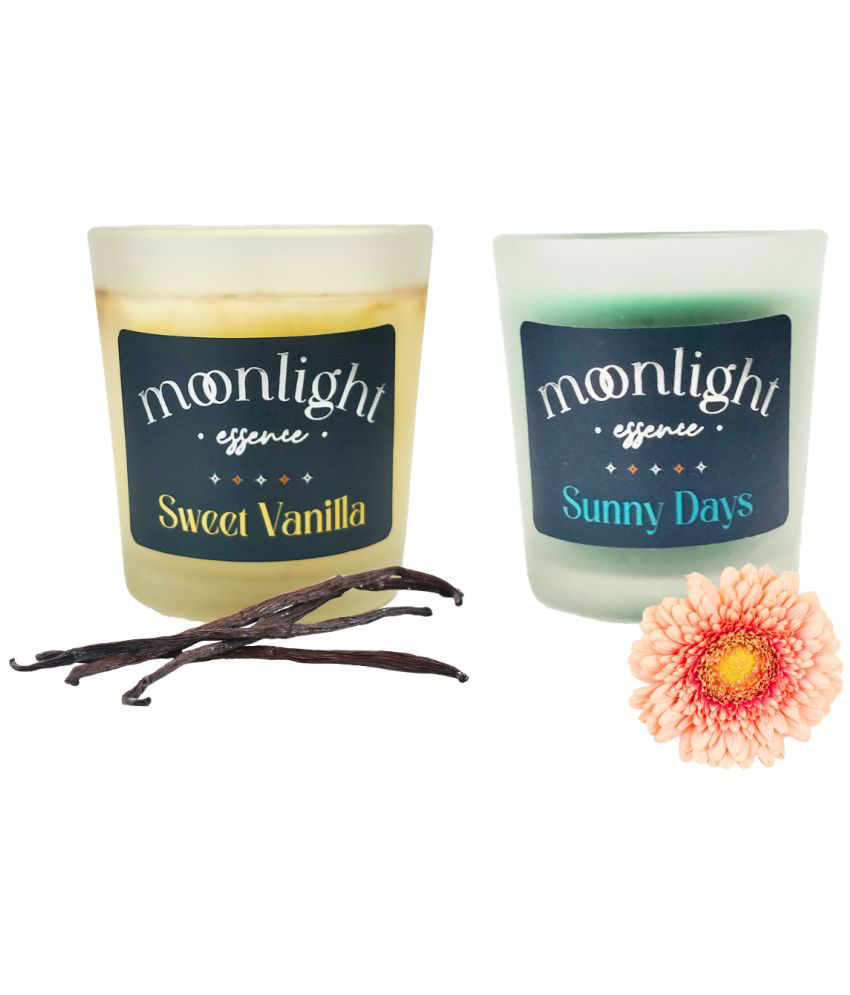    			Moonlight Essence Multicolour Aromatherapy Votive Candle 6.5 cm ( Pack of 2 )