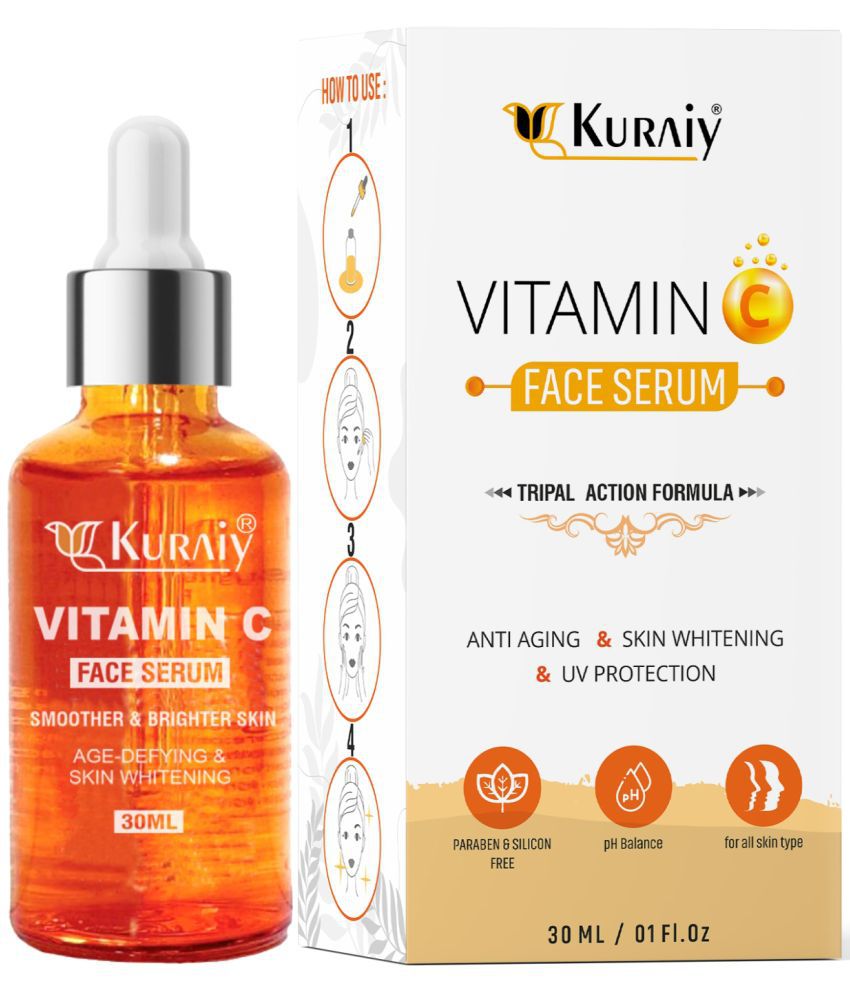     			KURAIY Face Serum Vitamin C Radiant Glow For All Skin Type ( Pack of 1 )
