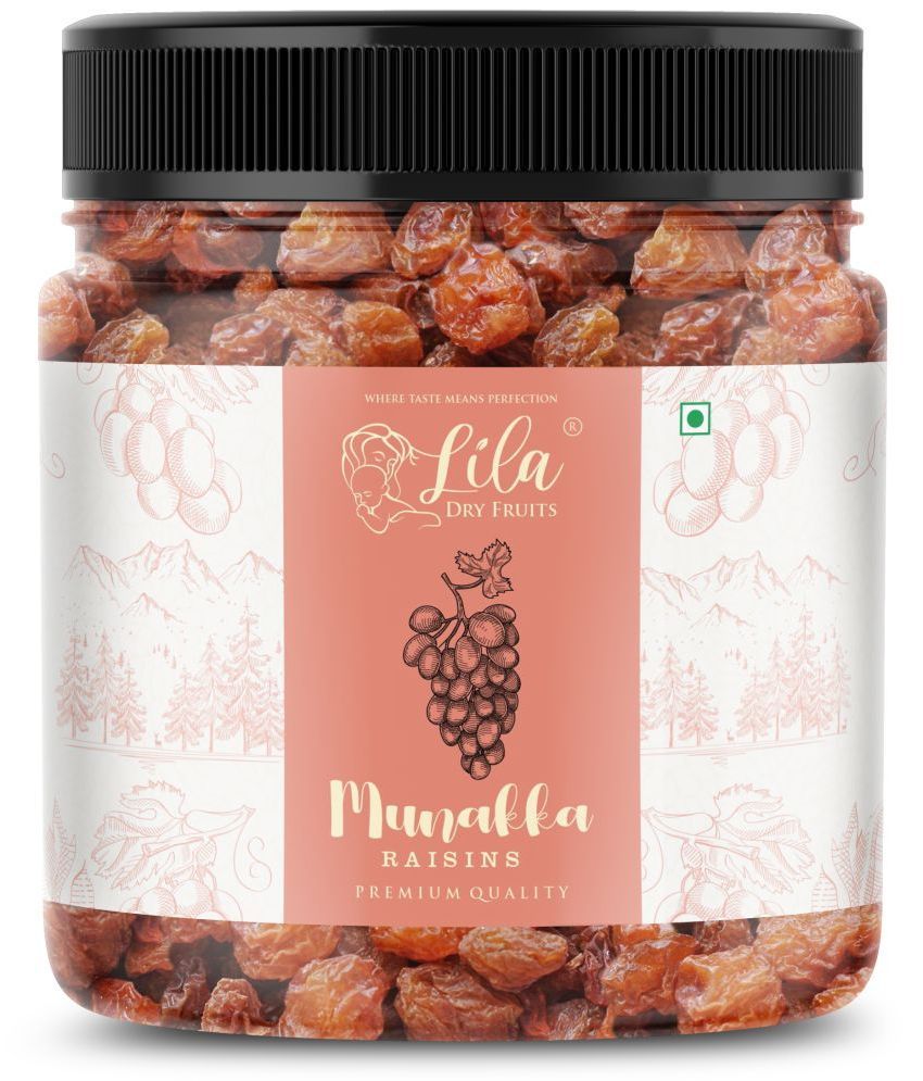     			Lila Dry Fruits Raisin with Seeds(Munakka) 1000 gm Jar