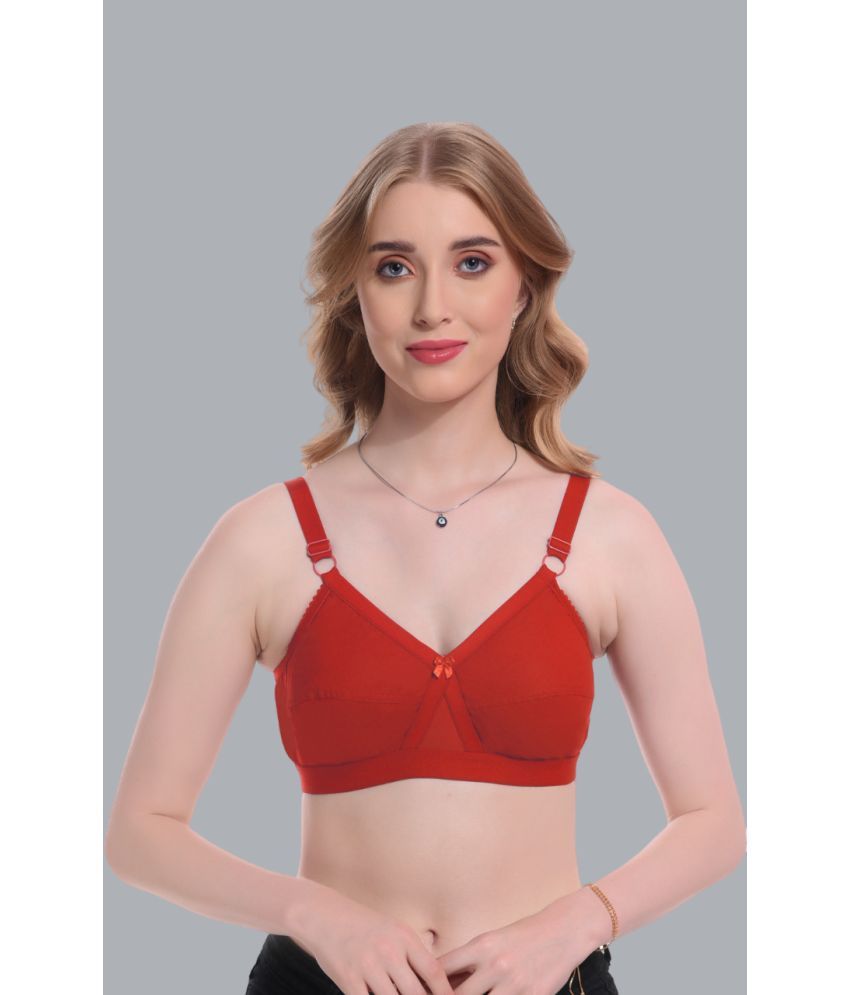     			Viral Girl Red Cotton Non Padded Women's Everyday Bra ( Pack of 1 )