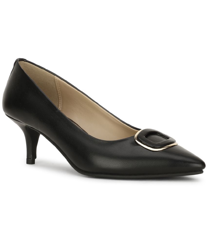     			Bata Black Women's Pumps Heels