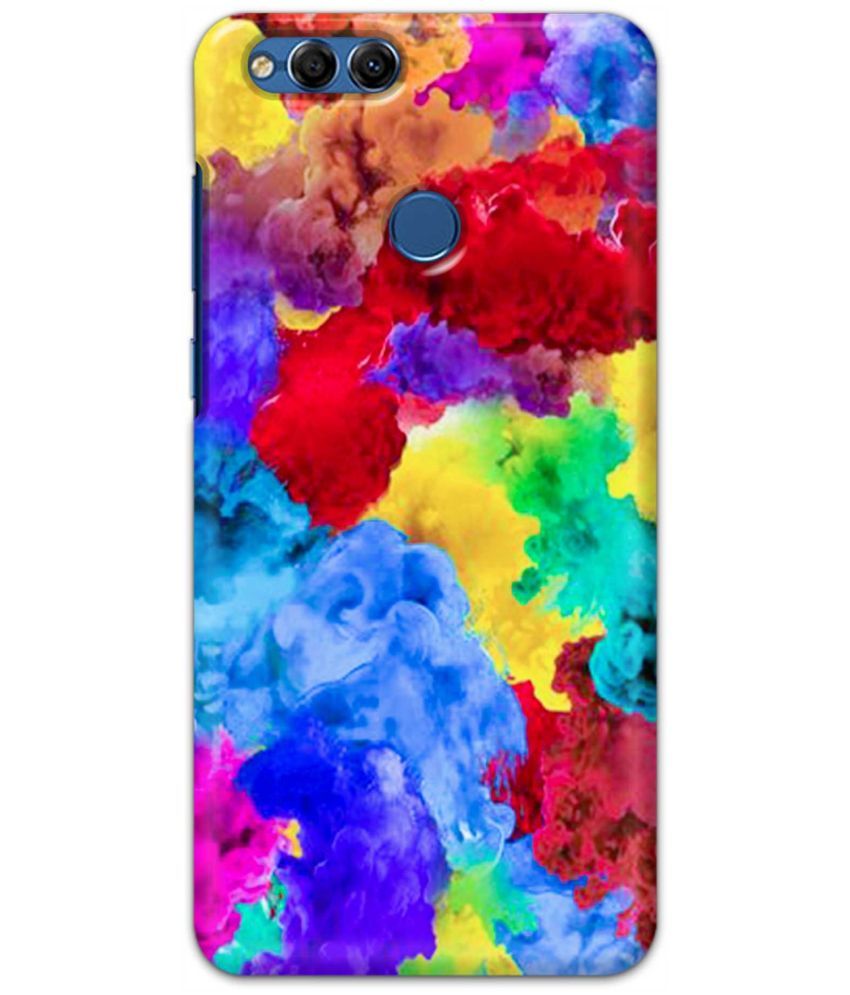     			Tweakymod Multicolor Printed Back Cover Polycarbonate Compatible For Honor 7X ( Pack of 1 )