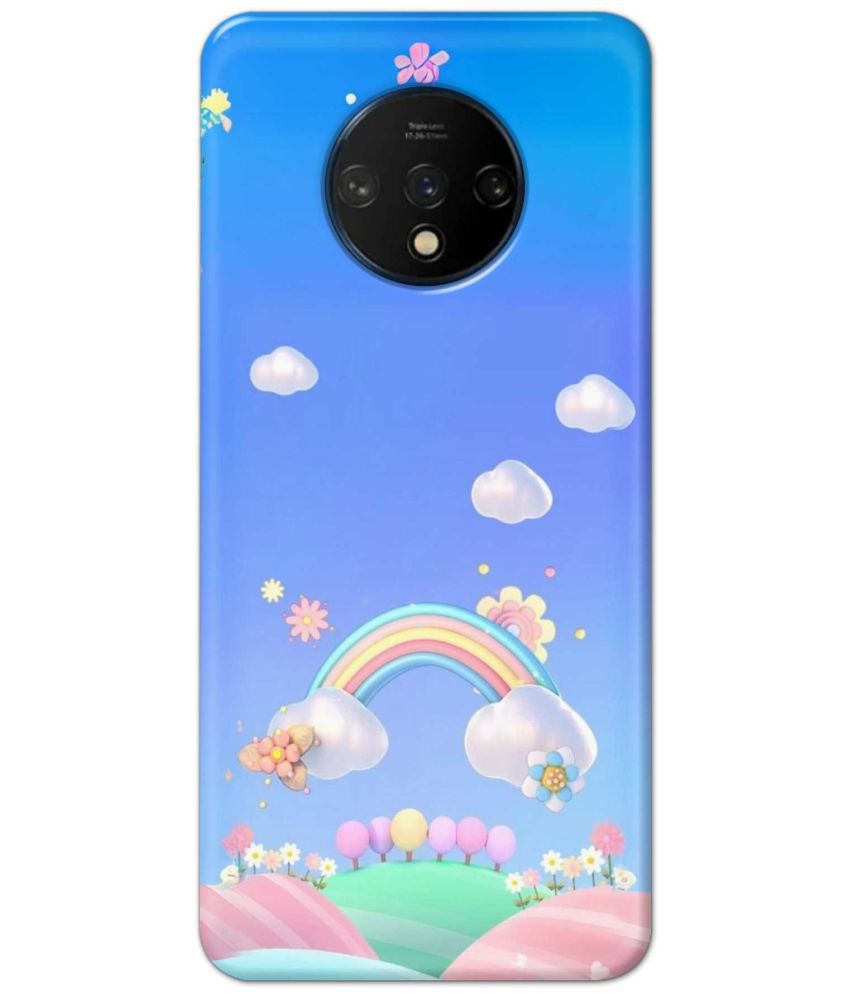     			Tweakymod Multicolor Printed Back Cover Polycarbonate Compatible For ONEPLUS 7T ( Pack of 1 )