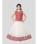 Aarika Silk Lehenga Choli Set For Girls ( Pack of 1 , Red )