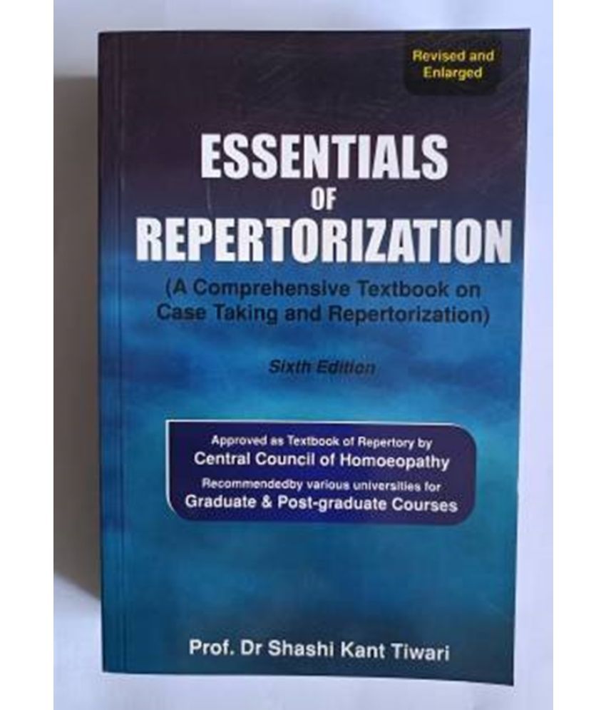     			Essential Of Repertorization  (paper pack, Prof. Dr shashi kant tiwari)