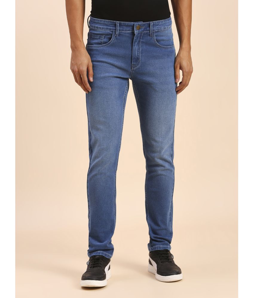     			HJ HASASI Regular Fit Faded Men's Jeans - Indigo Blue ( Pack of 1 )
