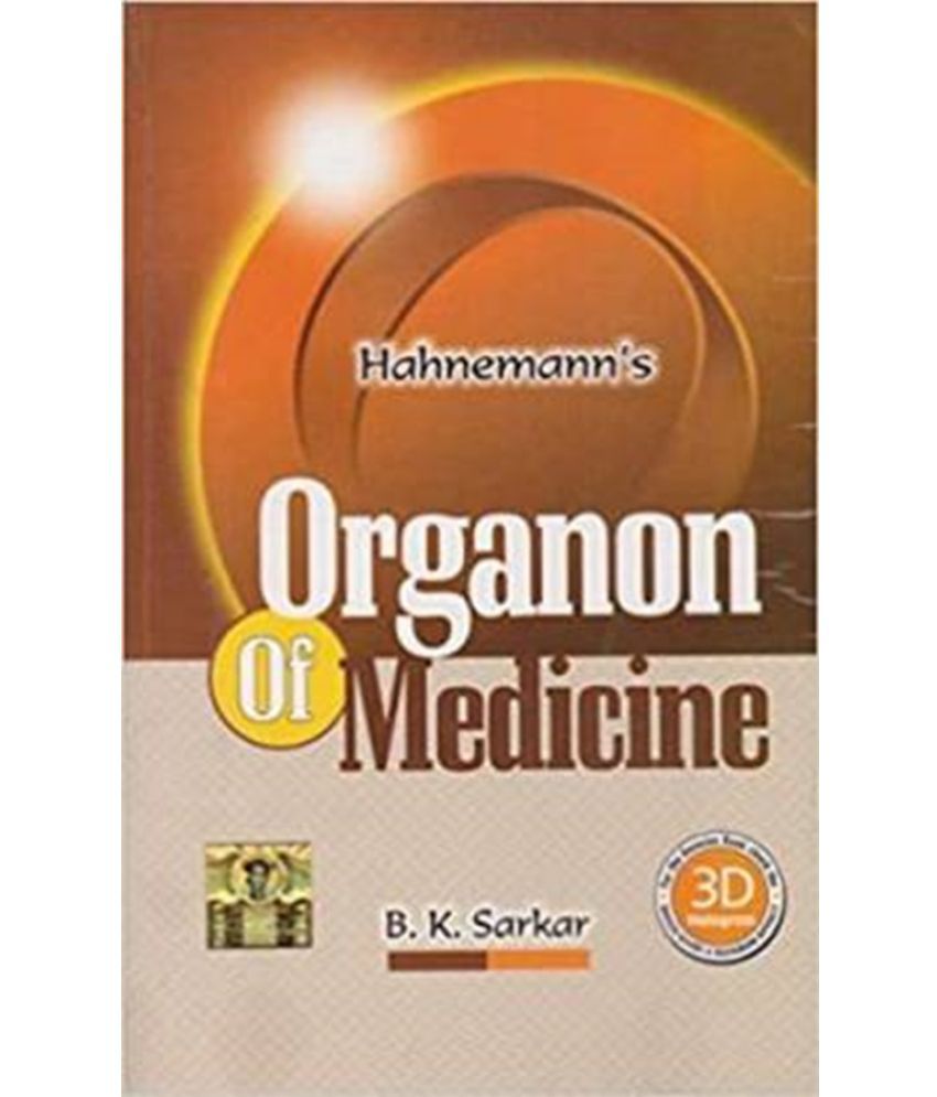     			Organon Of Medicine by Bk Sarkar Samuel Hahnemann