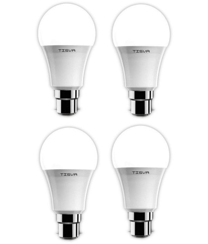     			Tisva 18W Cool Day Light LED Bulb ( Pack of 4 )