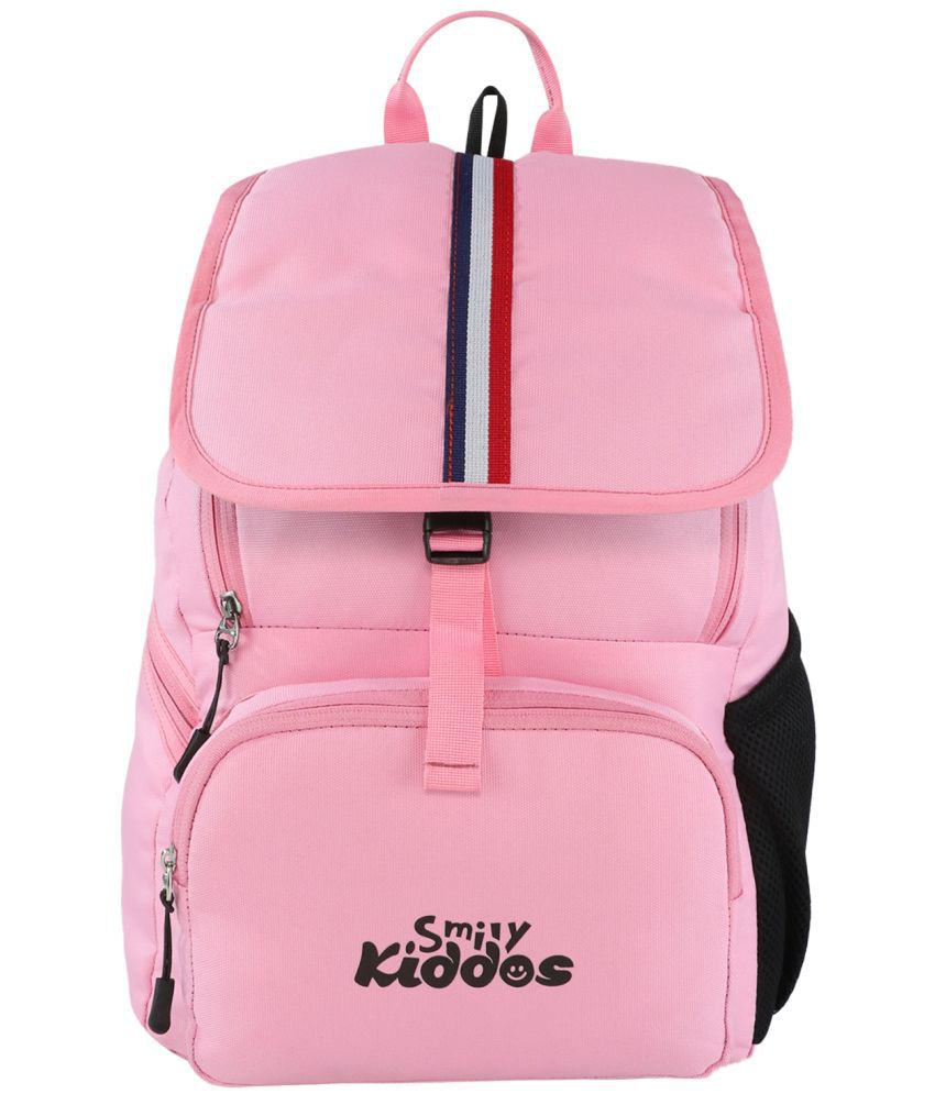     			mikebags 10 Ltrs Pink Polyester College Bag