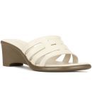 Bata Beige Women's Sandal Heels