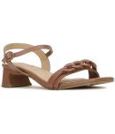 Bata Brown Women's Sandal Heels