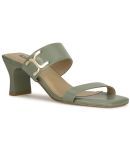 Bata Green Women's Sandal Heels